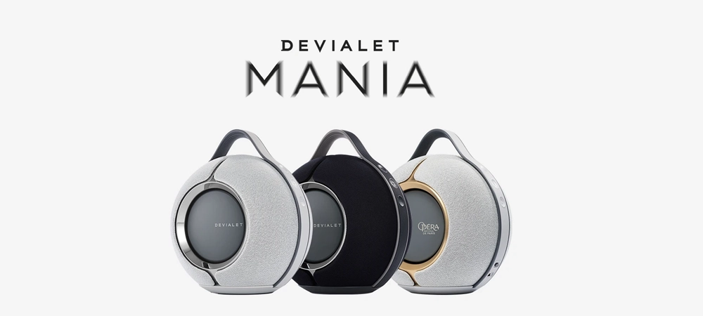 Devialet Phantom Ultimate 108 dB hangszóró – előlnézet, ikonikus gömbdizájn
