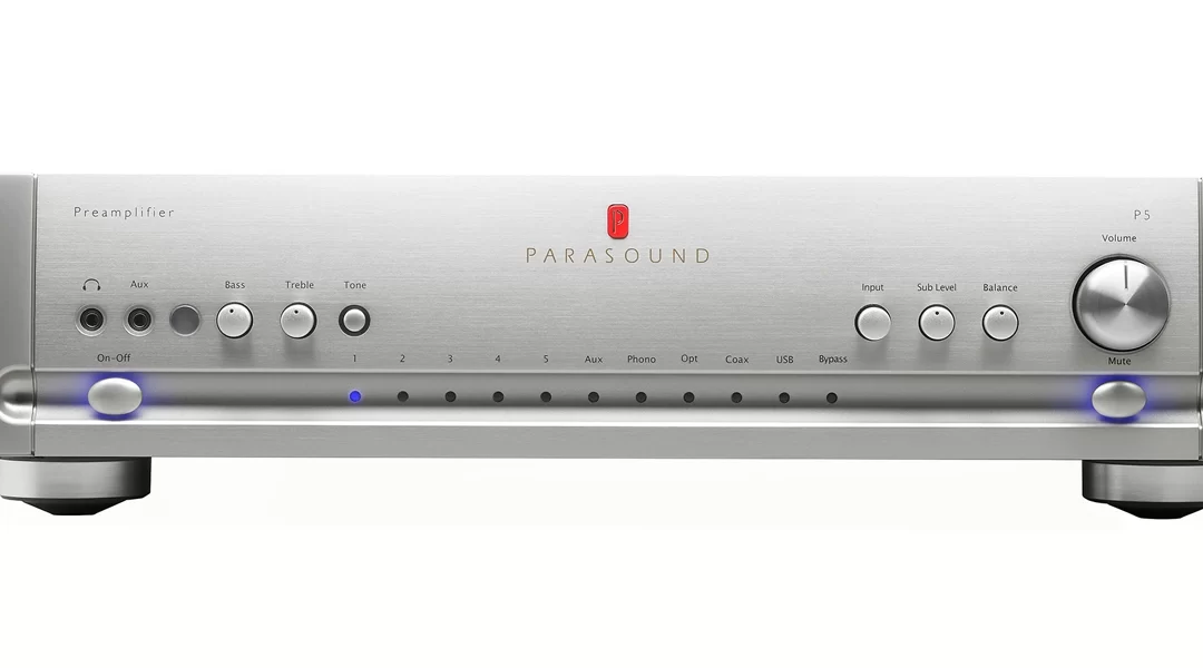 Parasound P5 előfok+phono+DAC